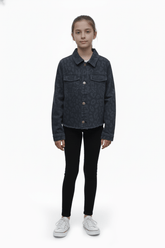 GIRLS PRINTED JACKET - Smgarment's